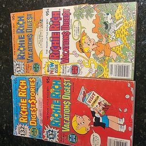 Richie Rich Digest Comic Book Bundle, Vintage